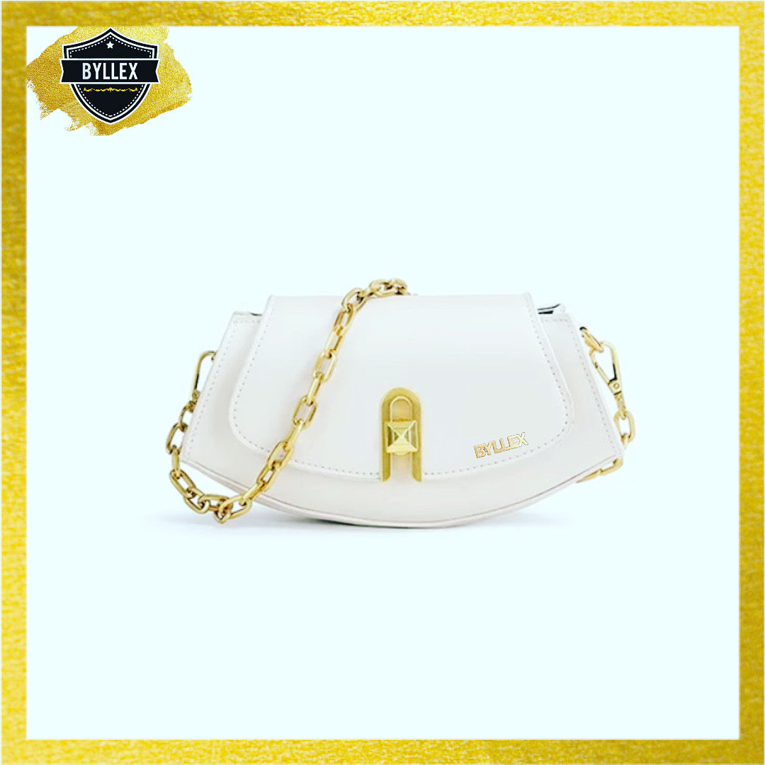 Sac femme en cuir « Class » Byllex Or finitions Or 18k
